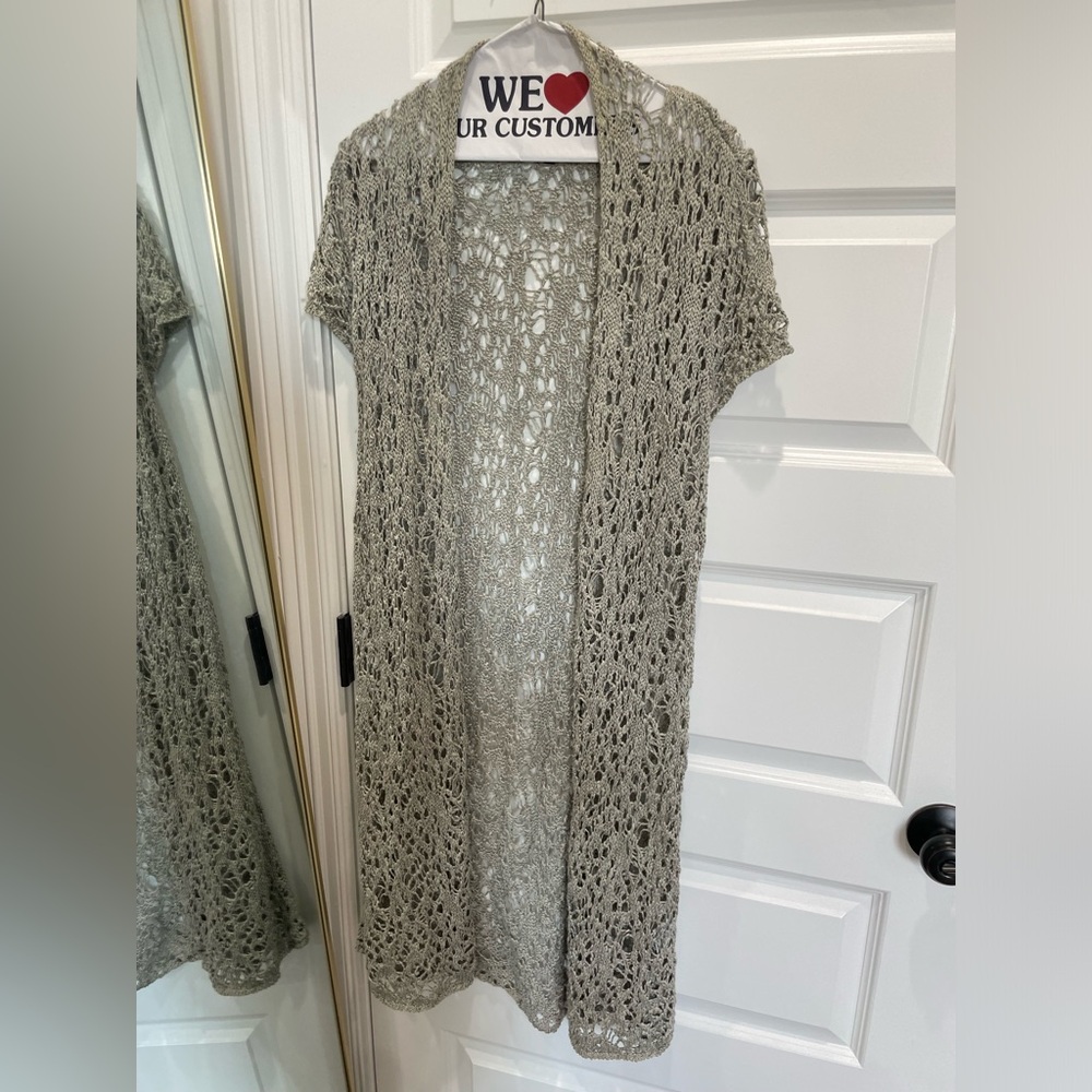 Eileen Fisher cardigan knit medium